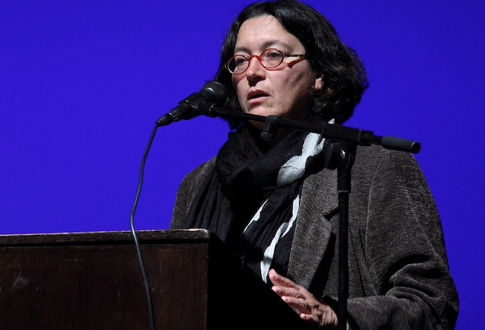 La scrittrice israeliana Amira Haas.