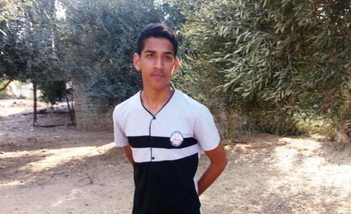 Il diciassettenne palestinese Ahmad Jamal Abu Raida