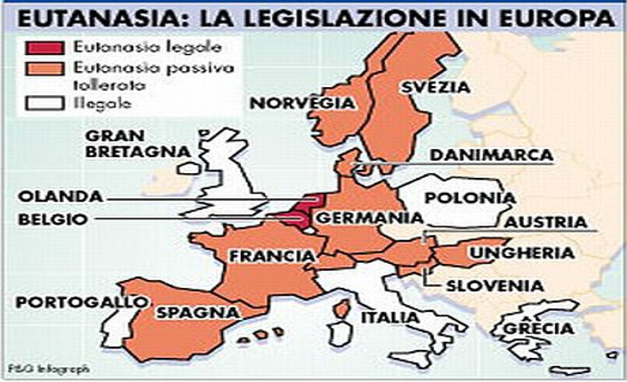 Mappa eutanasia Europa