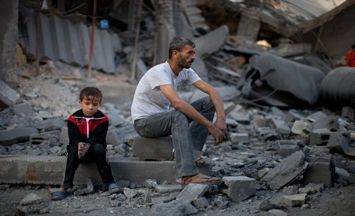 Gaza padre e figlio
