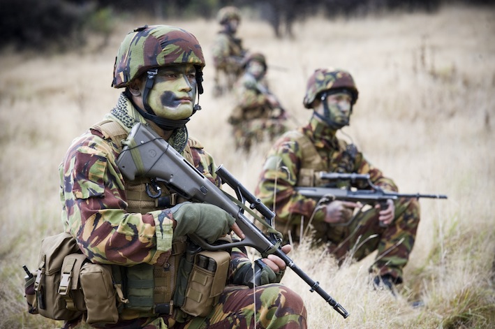 Soldati dei corpi speciali britannici Sas.
