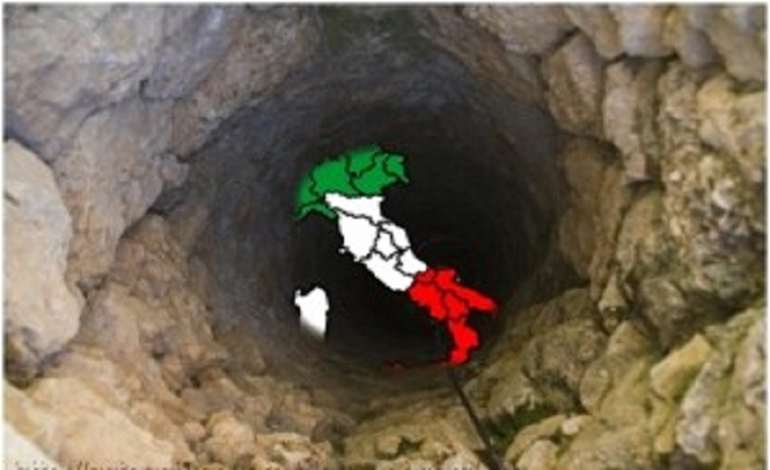 Italia che sprofonda