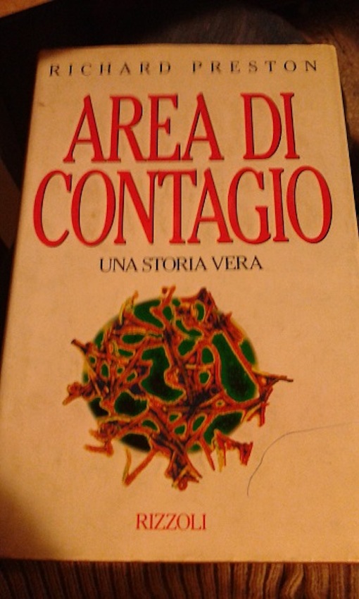"Area di contagio", scritto nel 1994 dal giornalista scientifico statunitense Richard Preston. L'autore ipotizza un legame tra la deforestazione dell'Africa e la diffusiobe dell'ebola.