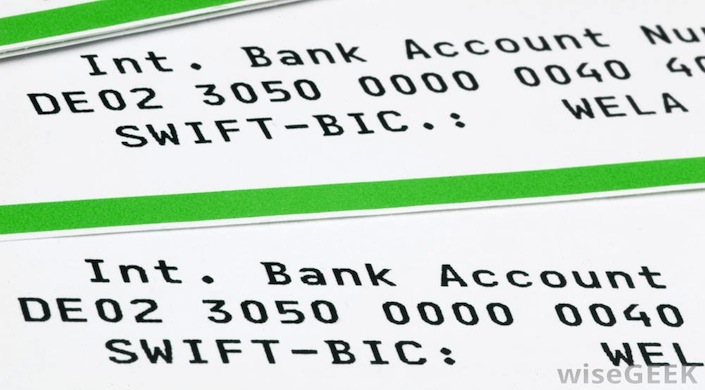 Non è possibile fare bonifici internazionali senza conoscere il codice Swift del ricevente.