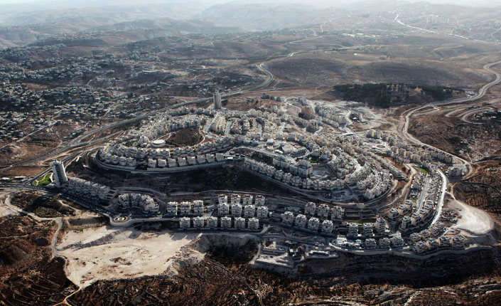 Colonia di Har Homa, tra Gerusalemme e Betlemme. Foto Yuval Nadel