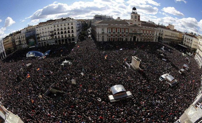 Puerta del Sol, 31 gennaio 2015