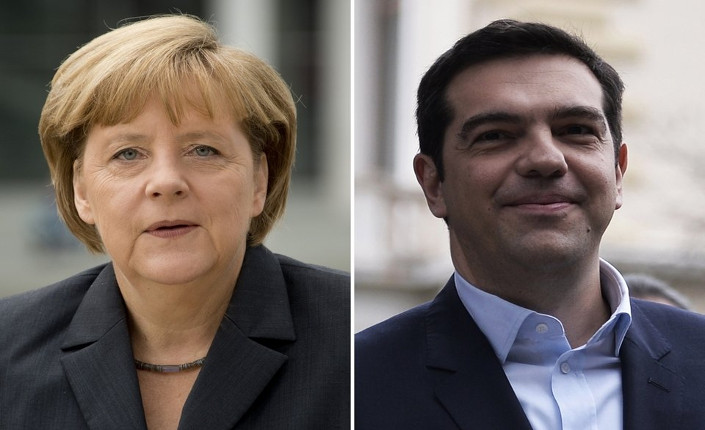 Merkel e Tsipras