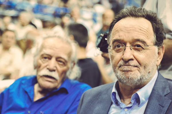 Dissidenti in Syriza, l'ex ministro lafazanis e manolis glezos, eroe della resistenza al nazismo