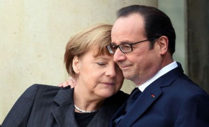 Merkel e Hollande