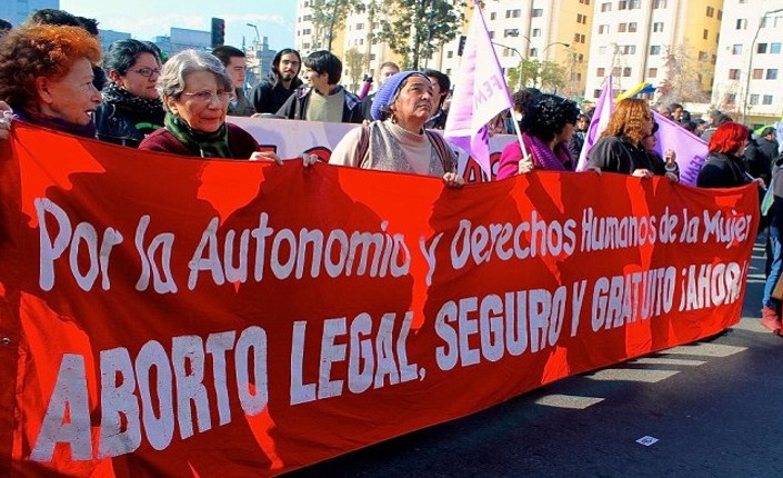 Manifestazione a Santiago de Cile
