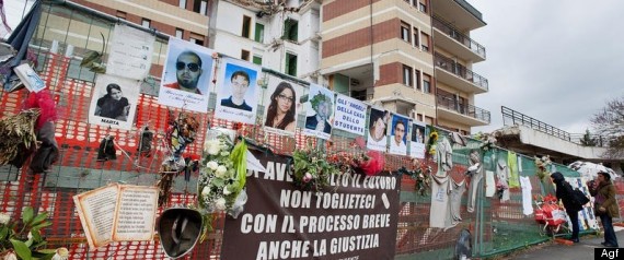 La citta' fantasma a tre anni dal terremoto: la casa dello studente