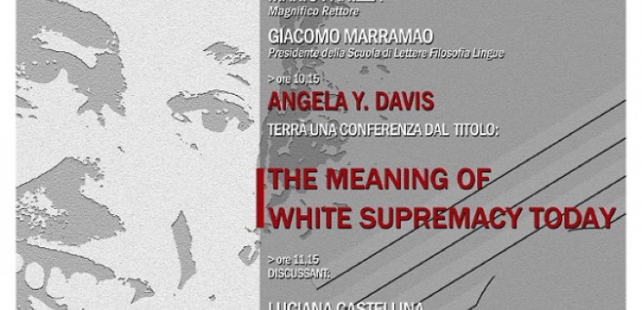 Per la prima volta a Roma, l'attivista afroamericana fa il punto sulle lotte per i diritti civili nel mondo