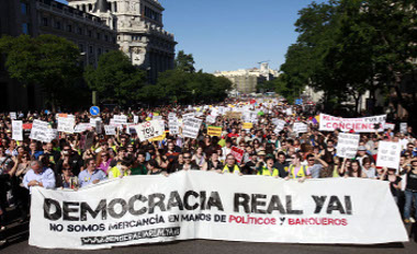 crisi manifestazione madrid