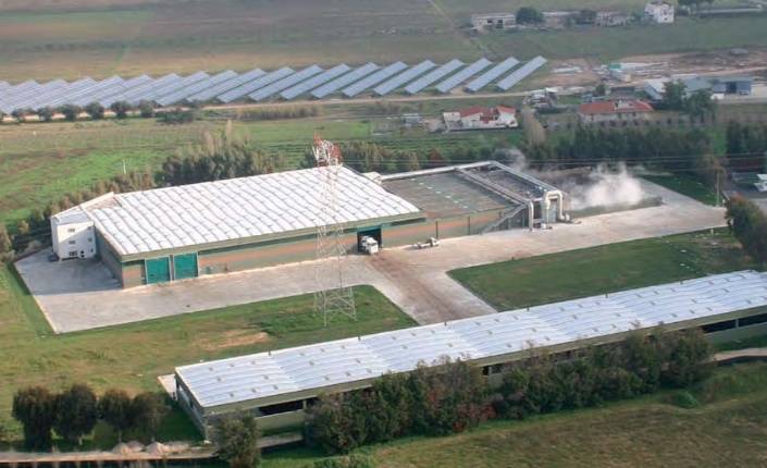 L'impianto di compostaggio Kyklos di Acea ad Aprilia