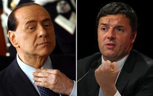 Berlusconi e Renzi