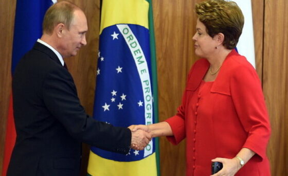 Vladimir Putin e Dilma Rousseff