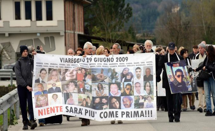 Strage viareggio familiari vittime