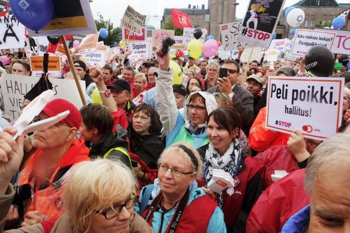 Manifestazione a Helsinki