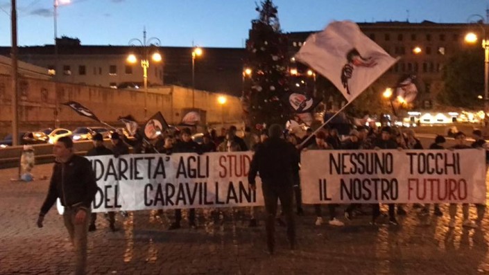 Una recente manifestazione del Fronte della Gioventù