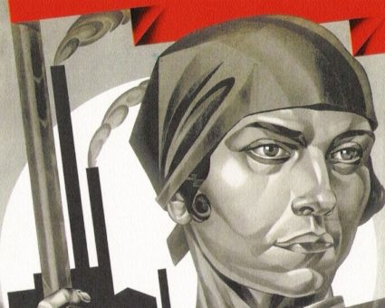 Emancipated-Women-Build-Up-Socialism-A.-Strakhov-Bratislavskij-1926-