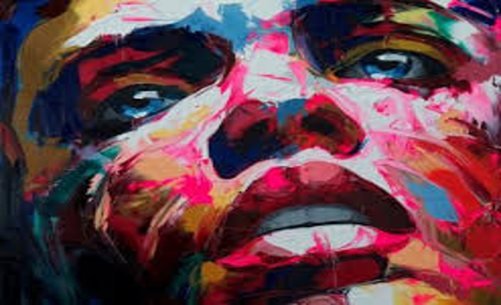 Viso di donna di Françoise Nielly, artista francese