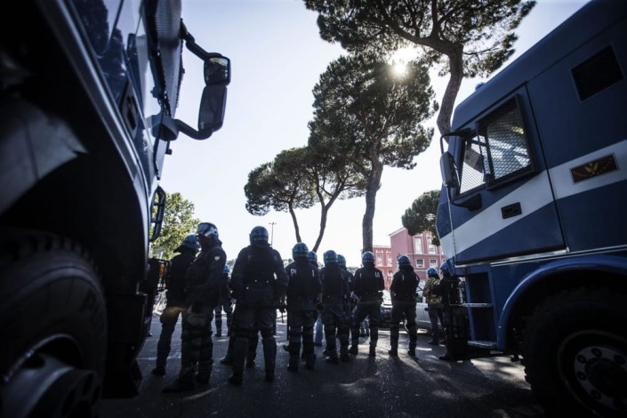 stadio_olimpico_polizia_tifosi_sicurezza_foto_Ansa